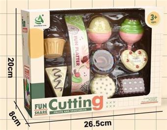 Playhouse Puzzle Toy Series - Simulated Food Plate Set (GCC)   ITEM NO.： W070898