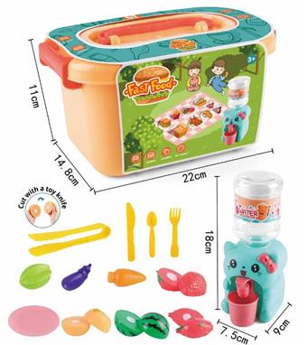 Playing house with joy storage bucket   ITEM NO.： W070612