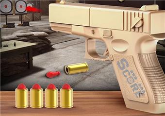 Shell thrower gun (Glock)   ITEM NO.： W080638