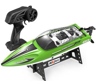 Hongxunjie HJ813 remote control speedboat 2.4G water toy boat lights speed 25KM high-speed remote control boat   ITEM NO.： W074720