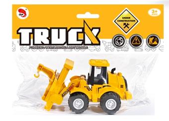 Inertial simulation engineering vehicle lifting forklift grass press truck (2 mixed models)   ITEM NO.： W073940