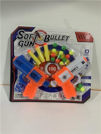 Soft bullet gun+ping pong ball (universal multiple mixed)   ITEM NO.： W082255