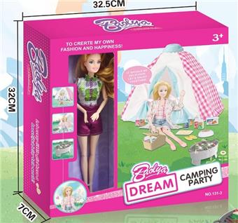 Outdoor tent Barbie playing house   ITEM NO.： W084042