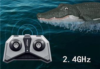JJRC crocodile remote control boat English four-way remote control diving crocodile toy launched 2.4G remote control boat diving children's toy boat model   ITEM NO.： W074602