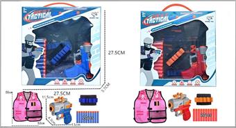 Elite soft bullet gun tactical vest set with front buckle   ITEM NO.： W081907
