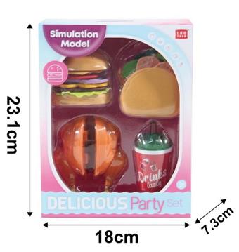 Hamburger Boneless Chicken Set (GCC)   ITEM NO.： W075189