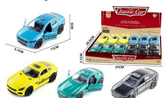 1: 36 alloy regenerative Volvo (black/blue) Mercedes Benz (green/yellow)   ITEM NO.： W082632