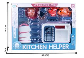Family Fun Theme Set (Washbasin+Food)/Red   ITEM NO.： W070775