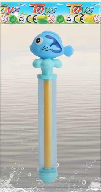 Blue suspended fish pull-out water gun   ITEM NO.： W069225