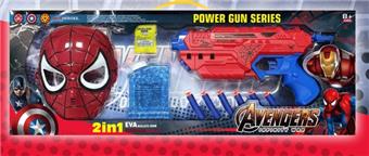Water Bullet Gun/EVA Soft Bullet Gun Spider Man   ITEM NO.： W080754