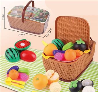 Playing house, hand-held basket, and cutting music   ITEM NO.： W070633