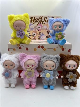 17cm Velcro Doll Blind Box with Light and Music (6PCS)   ITEM NO.： W077414
