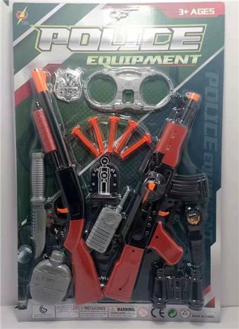 Soft Bullet Gun Police Set   ITEM NO.： W079419