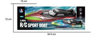 2.4G Double Paddle High Speed Remote Controlled Boat   ITEM NO.： W074638