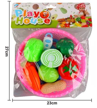 Fruit Cutting Joy (Round Basket)   ITEM NO.： W069759