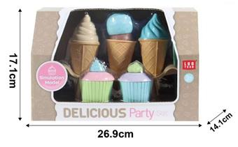 Wheat straw ice cream set   ITEM NO.： W072696