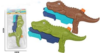 Pull type crocodile water gun   ITEM NO.： W068824