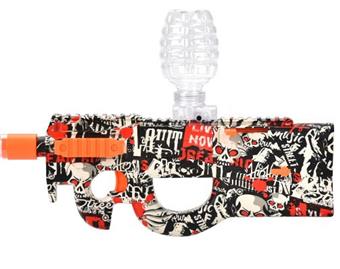 P90 Night Light Edition Hand in One Water Bullet Gun (Mixed Color)   ITEM NO.： W080482
