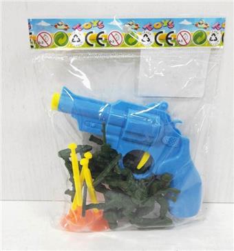 Soft bullet gun (two-color mixed)   ITEM NO.： W079146