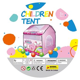 KT cat tent square arch covered house foldable children's tent outdoor game house   ITEM NO.： W083497