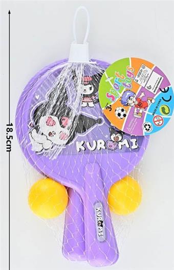 Children's sports toy Kuromi table tennis racket   ITEM NO.： W082446