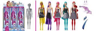 Season 11 High end Surprise Colorful Sparkling Combination Pearl 11.5-inch Real body Sparkling Color Changing Water Soaked Barbie Clothes will change color when touched by hand. Comes with 10 different surprise accessories, 4 randomly mixed 6PCS   ITEM NO.： W074079