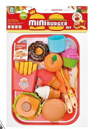 Family Burger Fruit Cheesecake Combo Set   ITEM NO.： W070360