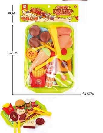 Hamburger Platter Set   ITEM NO.： W070542
