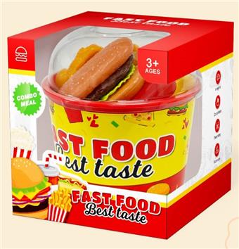 Long Burger Family Bucket (9PCS)   ITEM NO.： W070483