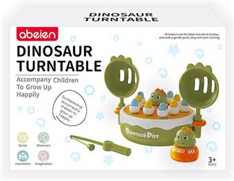 Save Little Dinosaur Electric Music Shooter Fishing Disk   ITEM NO.： W073903