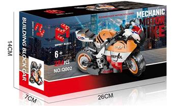 284PCS DIY Assembly Building Blocks Honda CB Motorcycle Series   ITEM NO.： W072085
