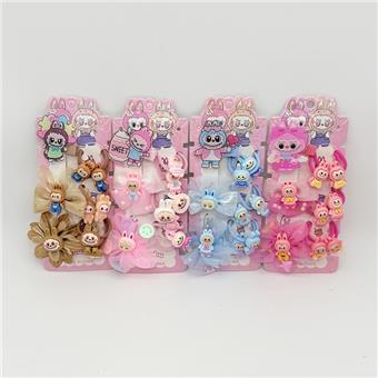 Labu cloth accessory set (rubber band+hair clip)   ITEM NO.： W077564