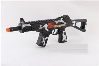 Camouflage vibrating flint drum gun   ITEM NO.： W069060