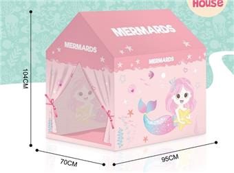 Baby toy pink mermaid tent sports outdoor   ITEM NO.： W083321