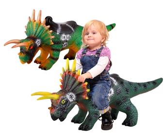 Vinyl dinosaur mount Triceratops 2 color mixed (with call IC)   ITEM NO.： W073951