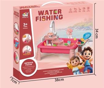 Red Fishing Platform (with 5 fish)   ITEM NO.： W071892