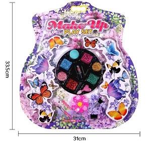 Round glitter makeup DIY toy set   ITEM NO.： W068209