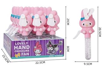 Melody Bubble Fan, 12pcs/box   ITEM NO.： W075256