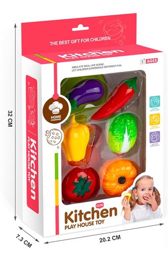 Simulated Fruit and Vegetable Cutting Joy   ITEM NO.： W071750