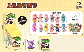 Labu keychain blind bag (12pcs/display box)   ITEM NO.： W076987