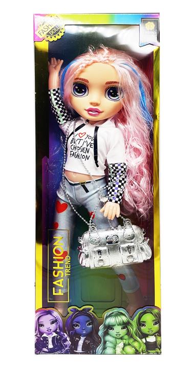 OMG.LOL series high-end lace luminous box 12D real eye bead hard blow bottle real eye bead with lighting, music theme song 32 inch blow bottle rainbow big baby   ITEM NO.： W074006