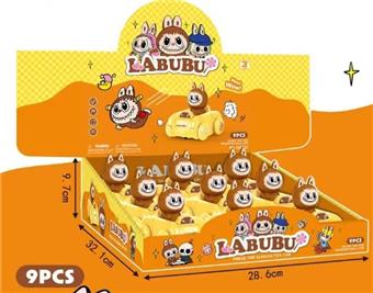 Labubu groundhog (9PCS)   ITEM NO.： W077233