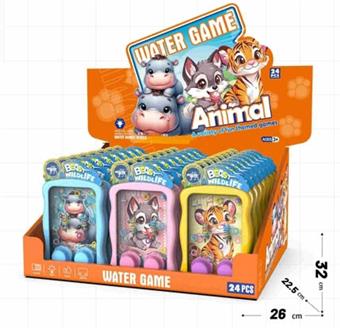 Cartoon animal water dispenser (24PCS)   ITEM NO.： W075844