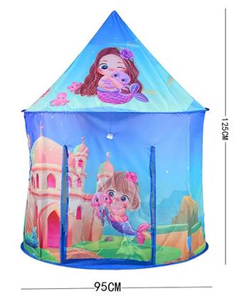 Blue Princess yurt - Children's Tent Ocean Ball Pool   ITEM NO.： W083529