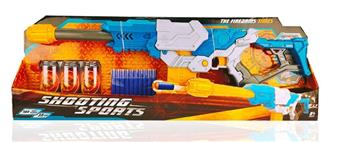 Soft bullet gun toy/Soft bullet gun * 1, bullets * 10, target * 3 (blue)   ITEM NO.： W081715