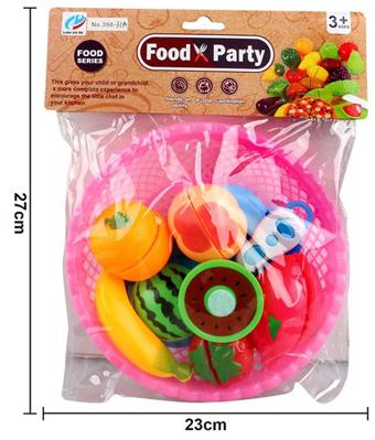 Fruit Cutting Joy (Round Basket)   ITEM NO.： W069741
