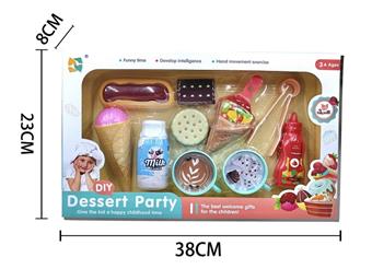 (GCC) Simulated Food Afternoon Tea Set   ITEM NO.： W071702