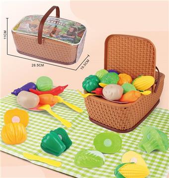 Playing house, hand-held basket, and cutting music   ITEM NO.： W070631