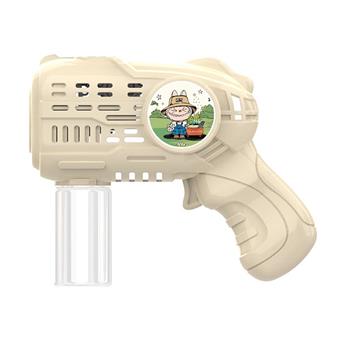 DIY sticker pull cloth small electric bubble gun   ITEM NO.： W077331