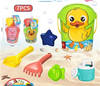 Beach toys, coral red/green, mixed in 2 colors   ITEM NO.： W090599